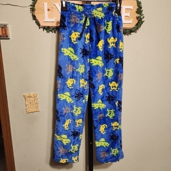 NWOT Boys Members Mark Plush Sleep Pants. Size 6/7. Blue - Picture 1 of 3